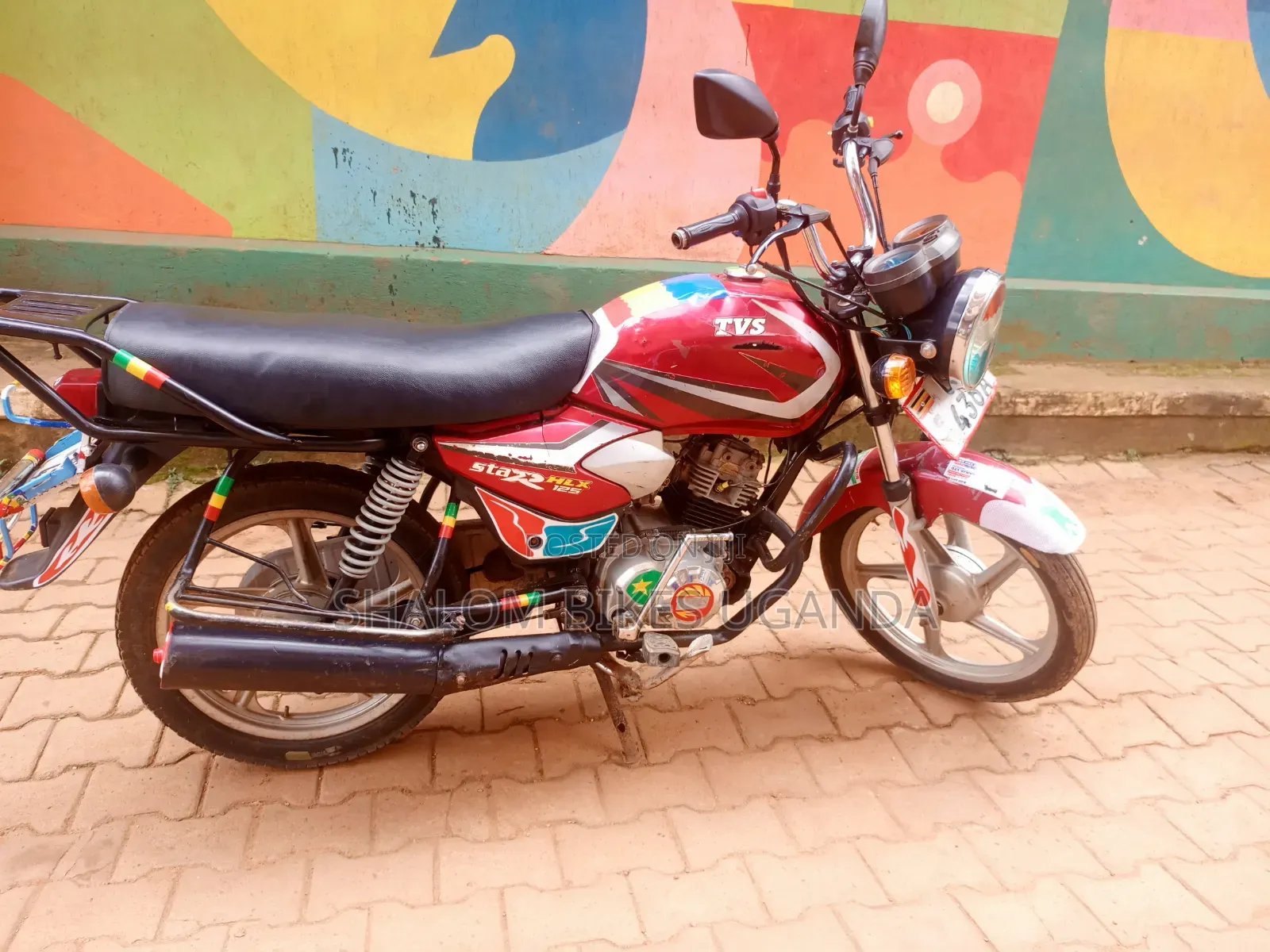 TVS HLX 125 2023 Red