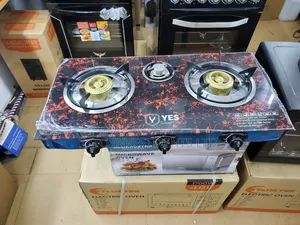 Yes 3 Gas Burner Glass