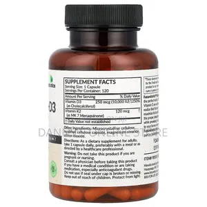 Vitamin D3 + , Extra Strength, 10,000 Iu of D3, 120 Capsules