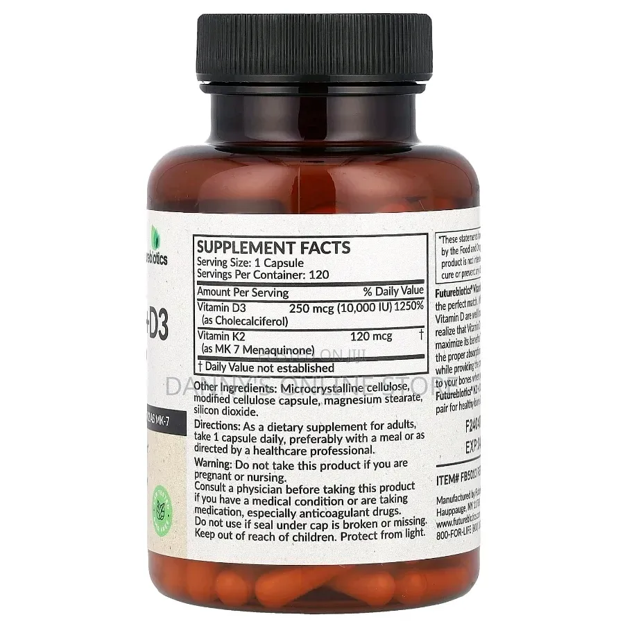 Vitamin D3 + , Extra Strength, 10,000 Iu of D3, 120 Capsules