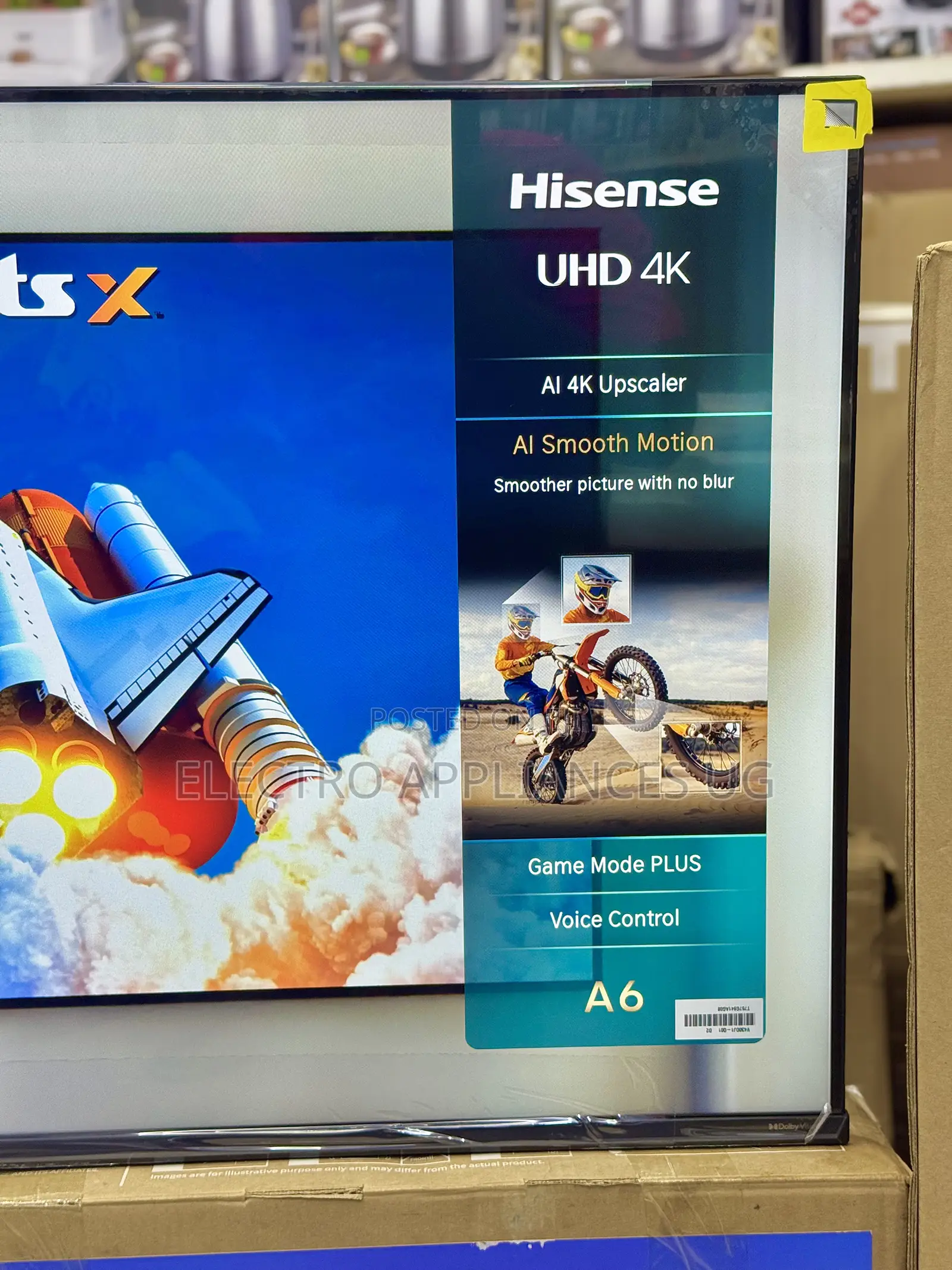 Hisense 43” A6 Uhd Smart Tv.