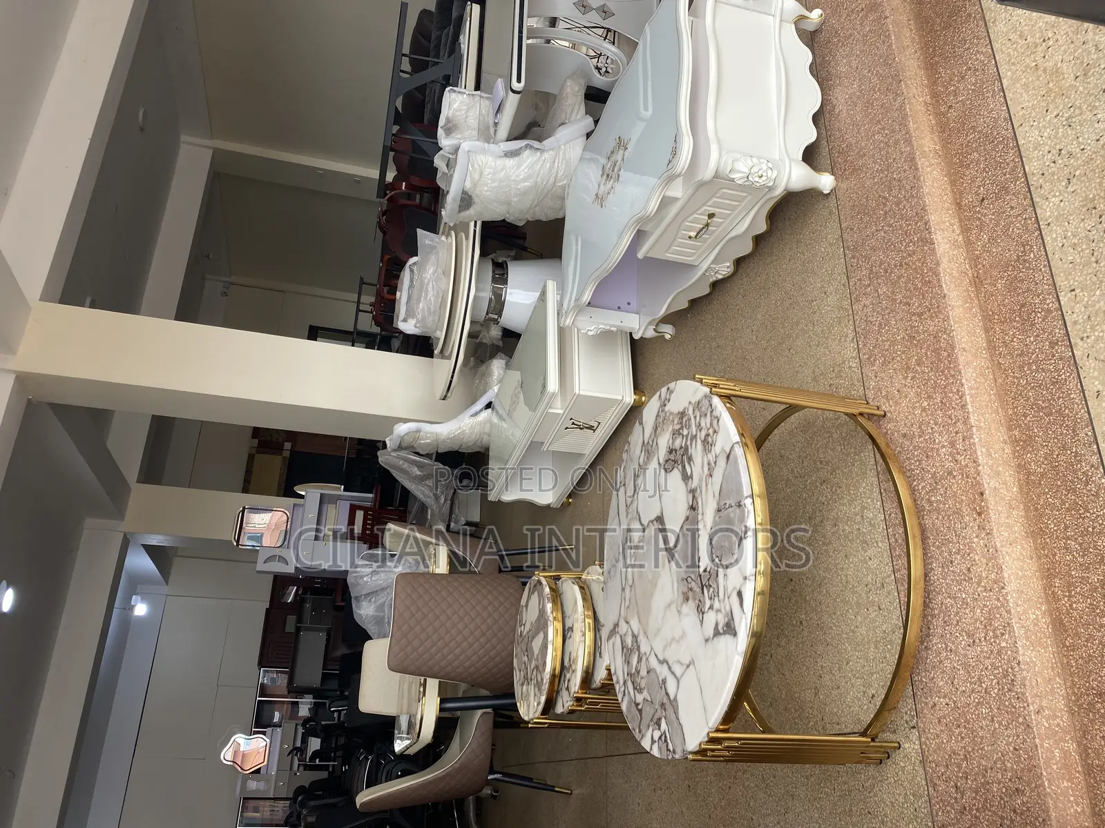 3 Piece Mable Centre Tables