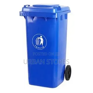 120 Litres Commercial Outdoor Large Plastic Trash Dust Bin With Wheel
