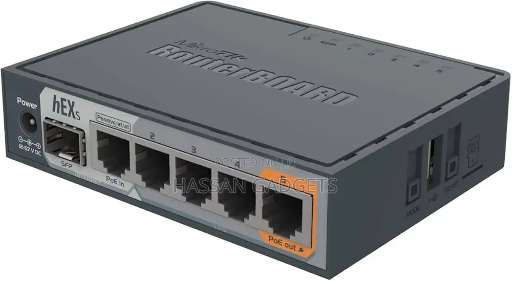 Mikrotik Hex S Gigabit Ethernet Router With SFP Port (Rb760igs)