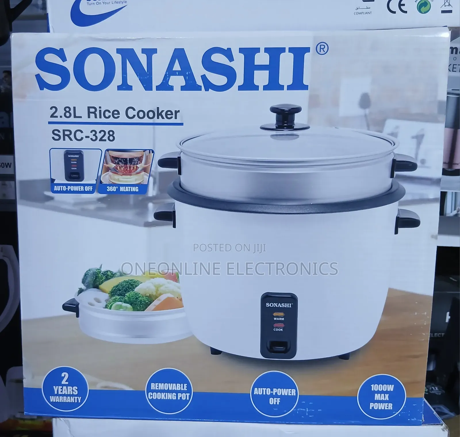 Rice Cooker 3litres. Sonash Brand