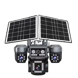 8mp Solar Powered Camera 4g Sim Card 4 Lens Aov Four View