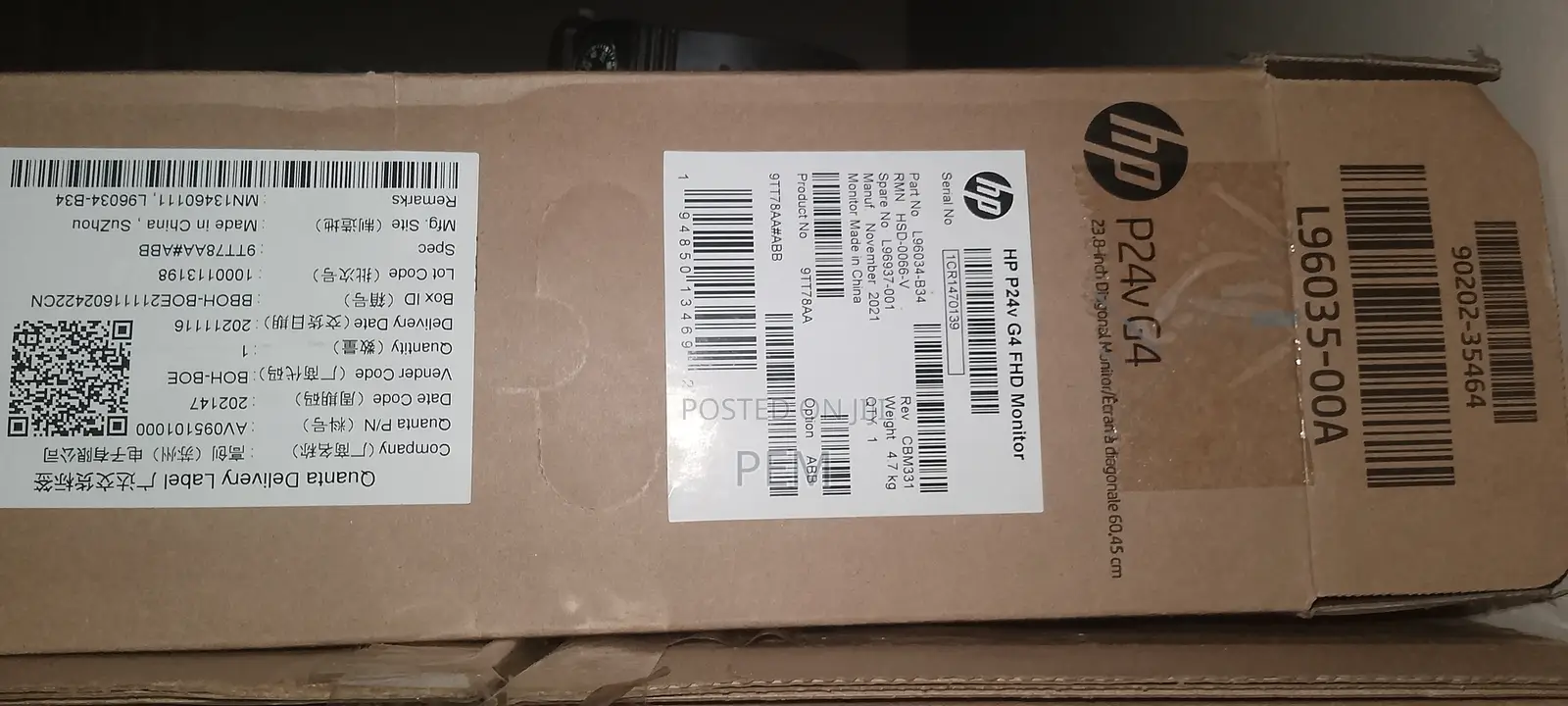 Desktop Computer HP 8GB Intel Core i3 HDD+SSD 512GB