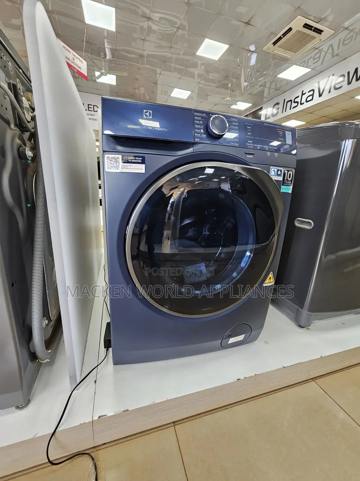 Electrolux 10kg/7kg Front Load Washer and Dryer Machine | Eww1042r7mb