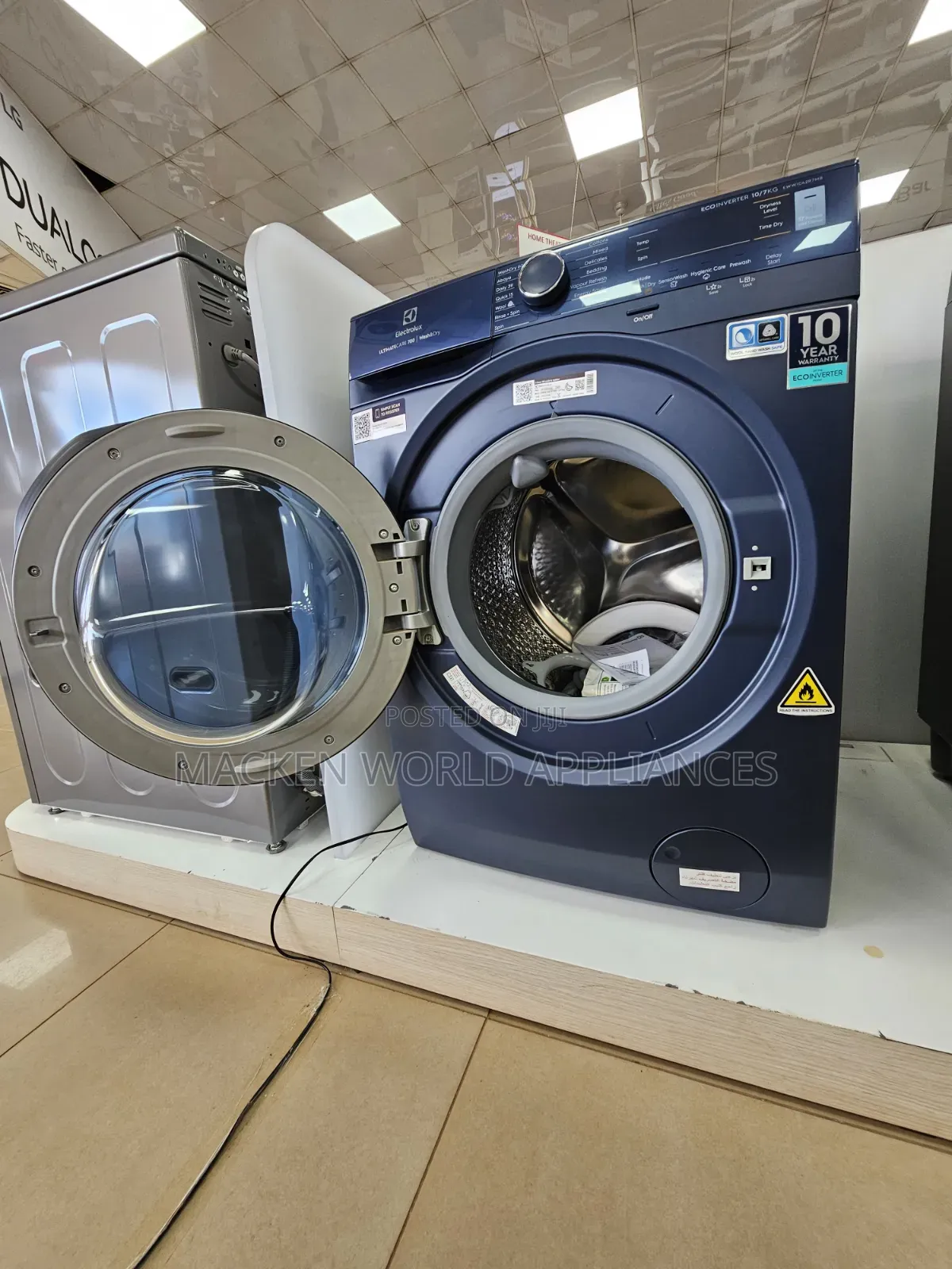 Electrolux 10kg/7kg Front Load Washer and Dryer Machine | Eww1042r7mb