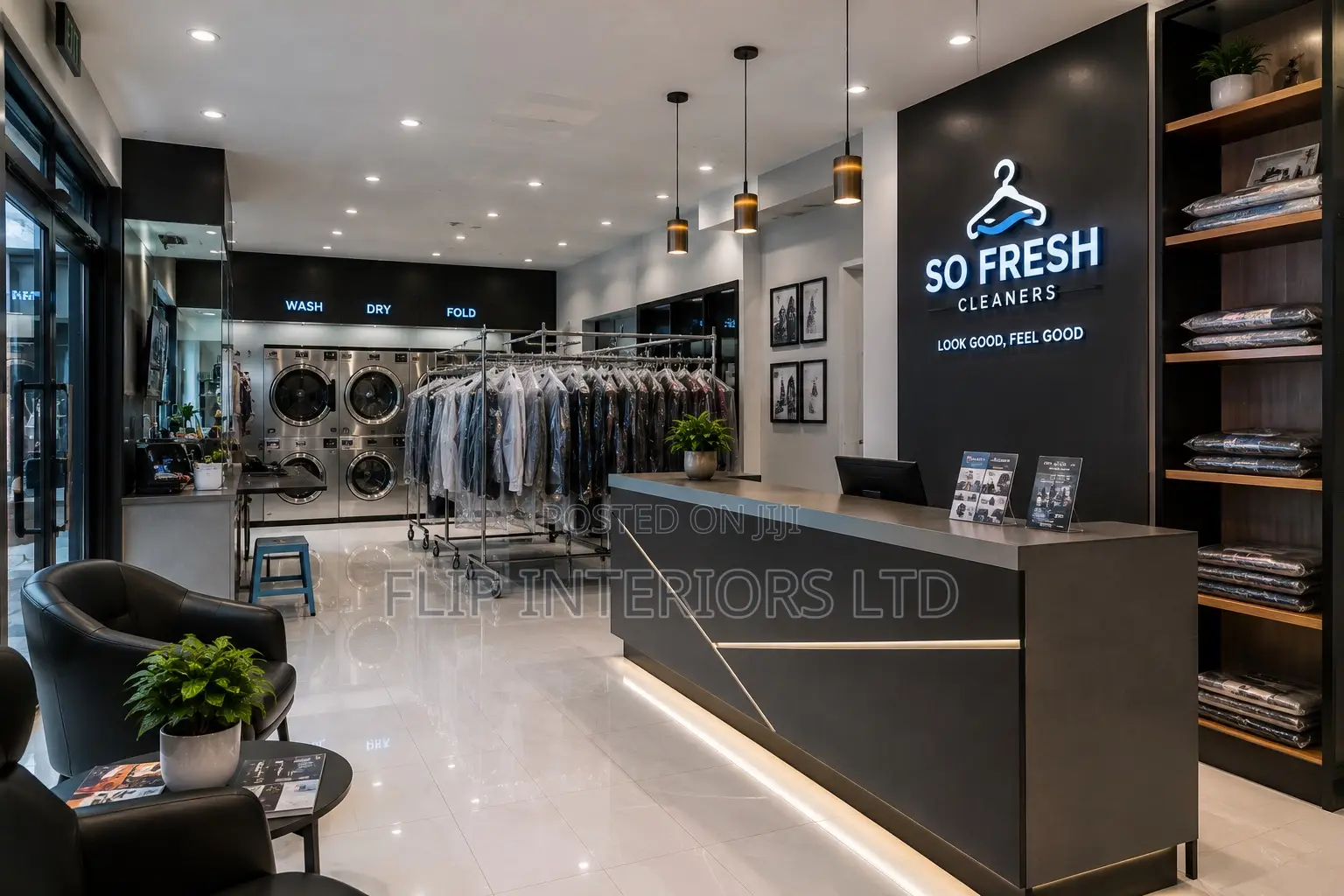 Luxury Laundry Dry Cleaning Space Solutions