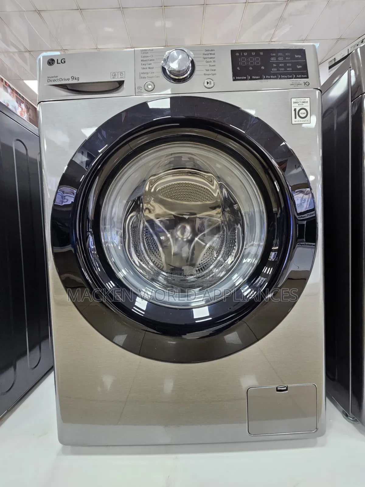 Lg 9kg Front Load Washing Machine Ai Dd Steam Thinq F4r3vyg2p
