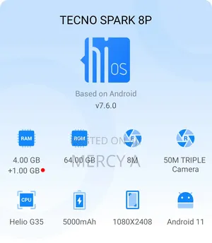 Tecno Spark 8 64 GB Green