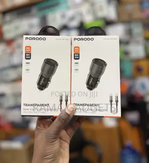 Porodo Transparent 95w Fast Car Charger