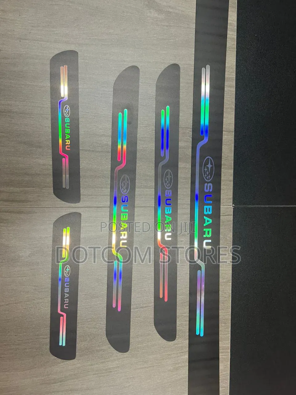Subaru Laser Reflective Door Sill Scuff Plate Stickers
