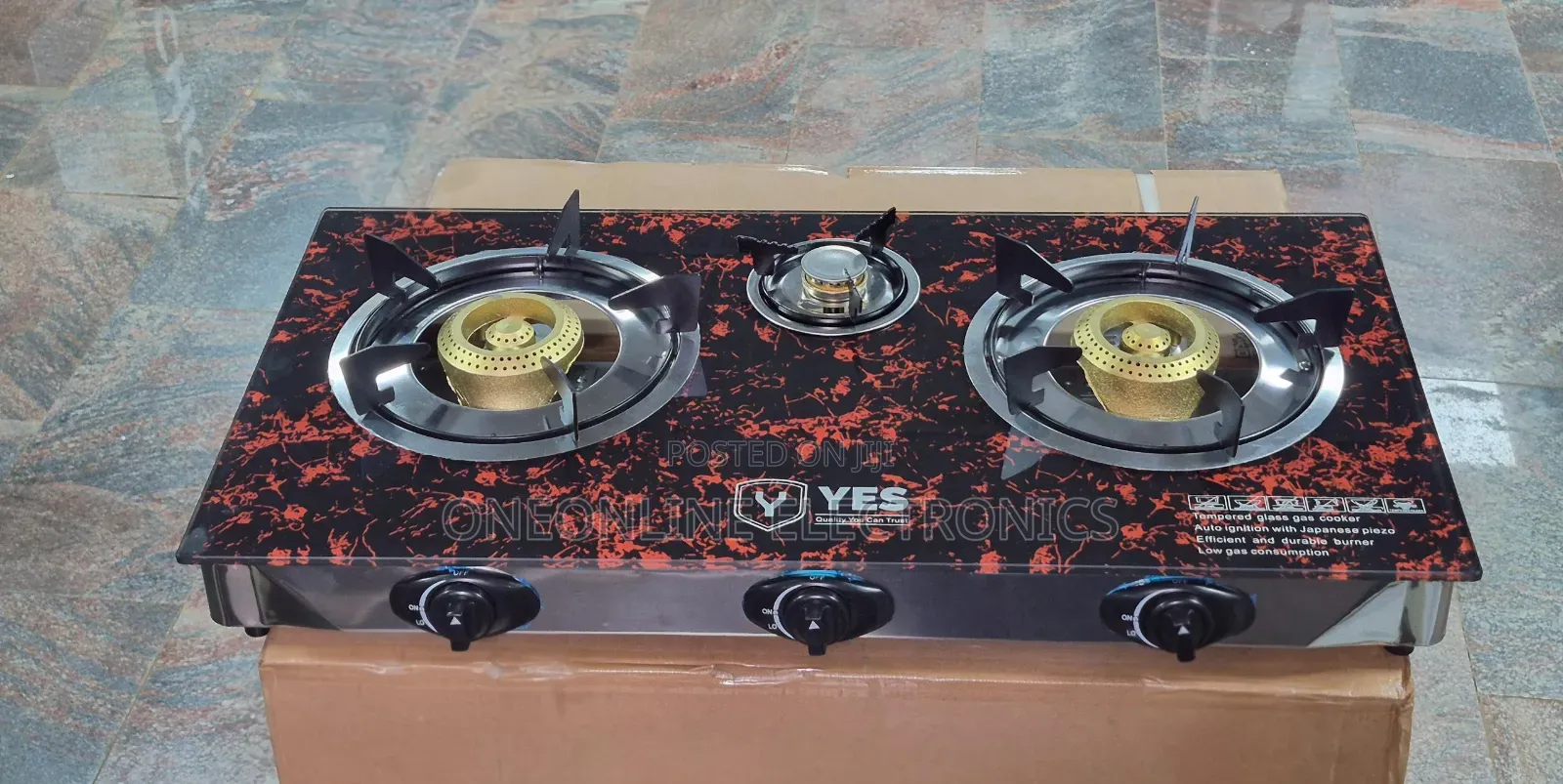 Yes- 3 Gas Burner