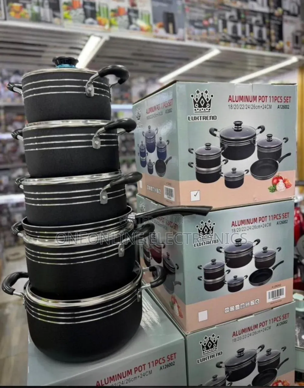 Aluminium Pot 11 Pieces