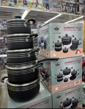 Aluminium Pot 11 Pieces