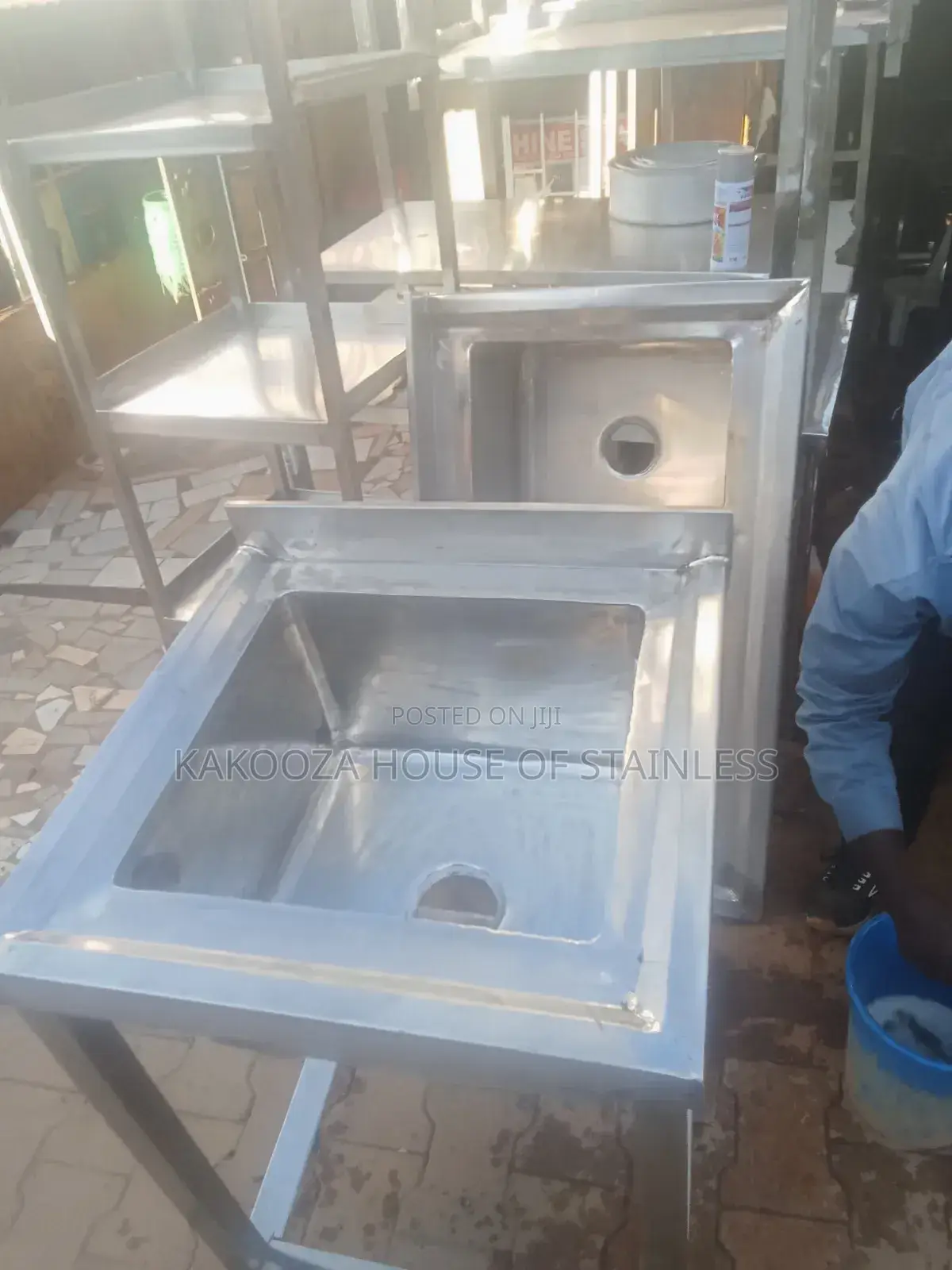 Commercial Stainless Steel Washing Basen Single