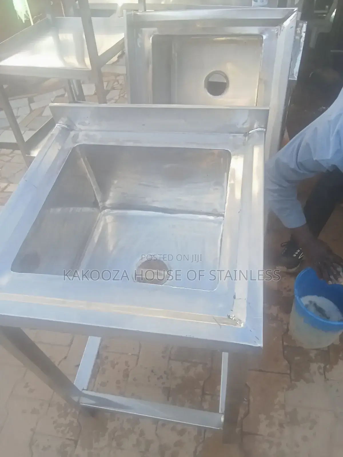 Commercial Stainless Steel Washing Basen Single