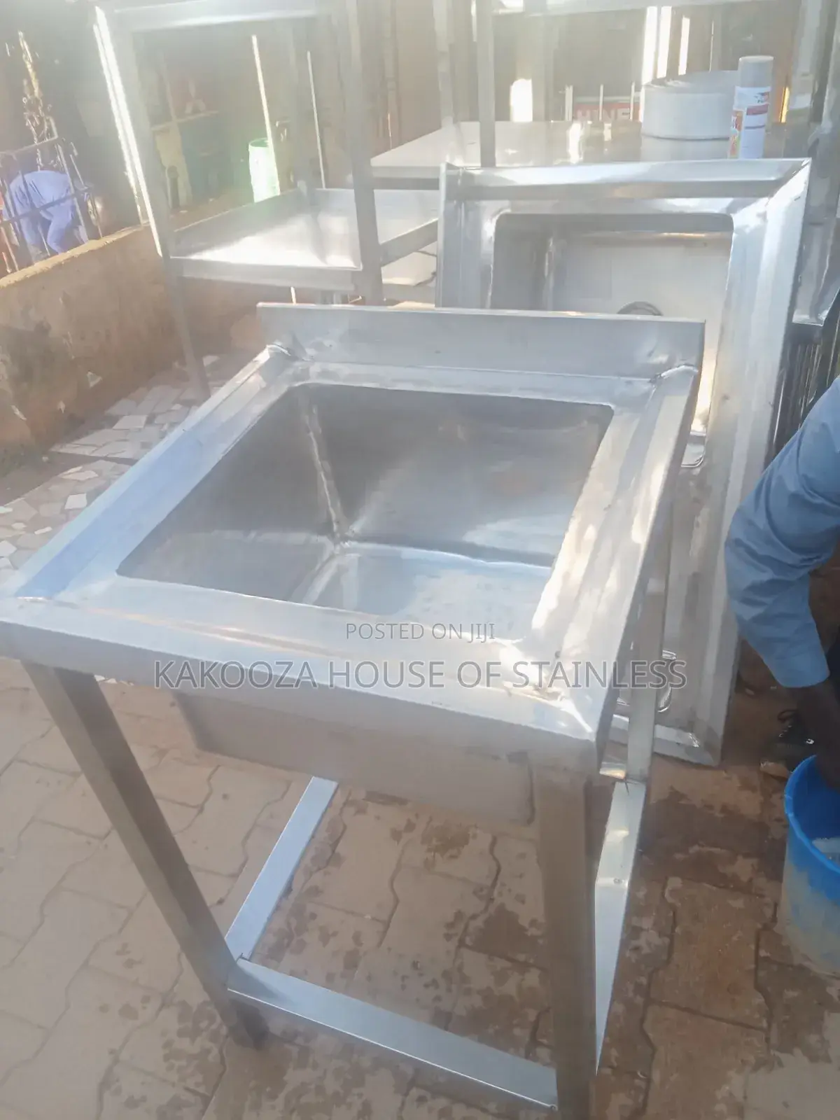 Commercial Stainless Steel Washing Basen Single
