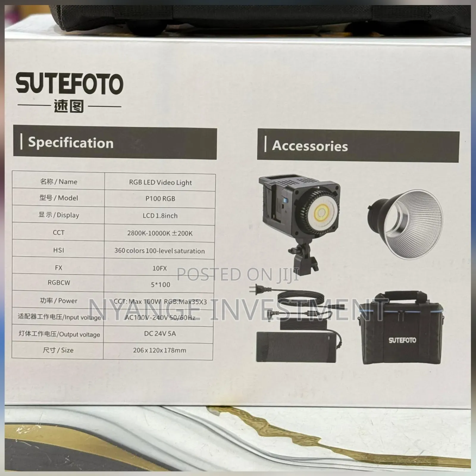 Sutefoto P100 Rgb Is A High-power, Compact Led Video Light