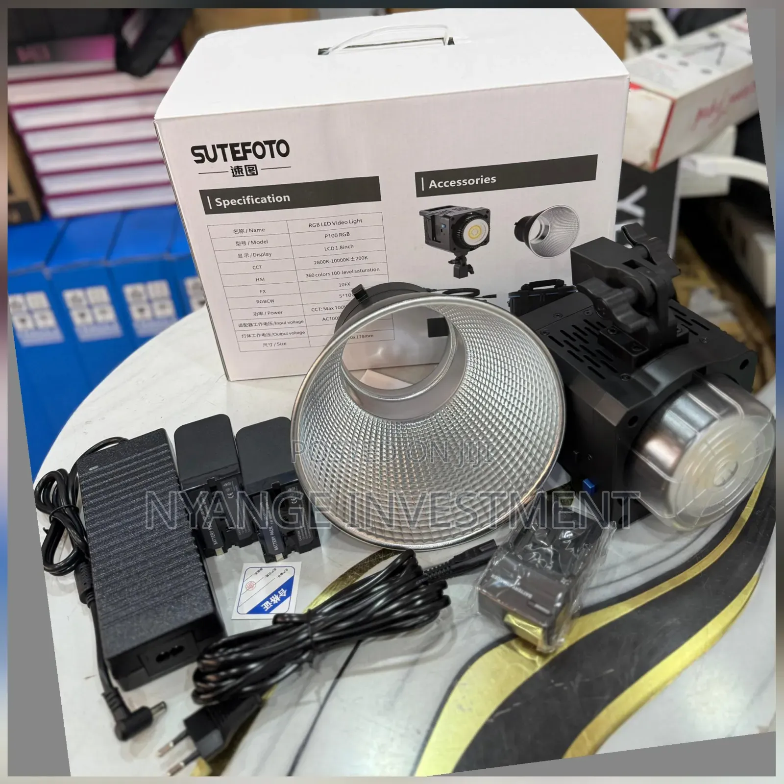 Sutefoto P100 Rgb Is A High-power, Compact Led Video Light
