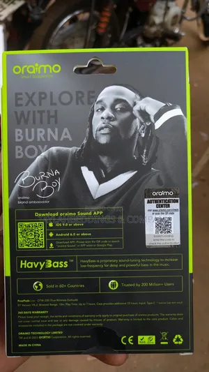 Oraimo Powerful Heavy Bass- 40hrs Play Time Pods Pro Earpods Earphones