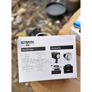 Sutefoto P100 RGB Led Video Light Kit in a Black