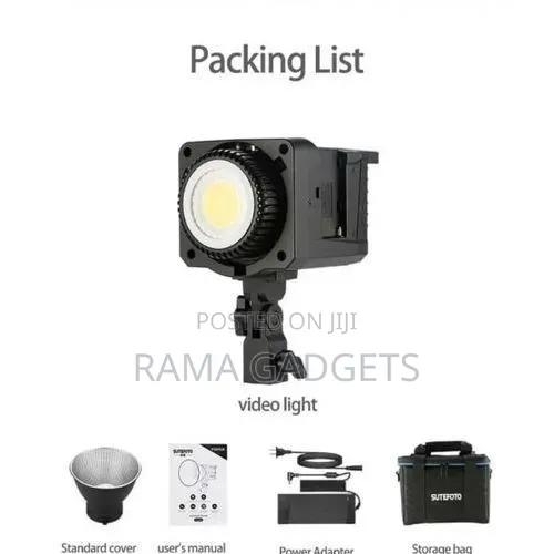 Sutefoto P100 RGB Led Video Light Kit in a Black