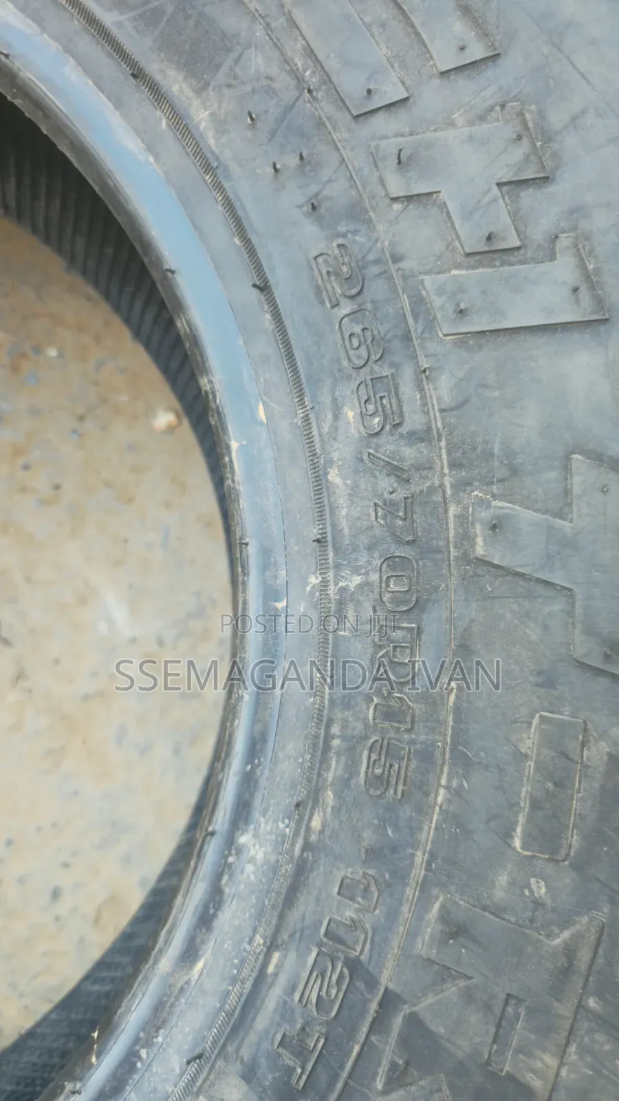 All Terrain Pajero Tyred 265/70r15