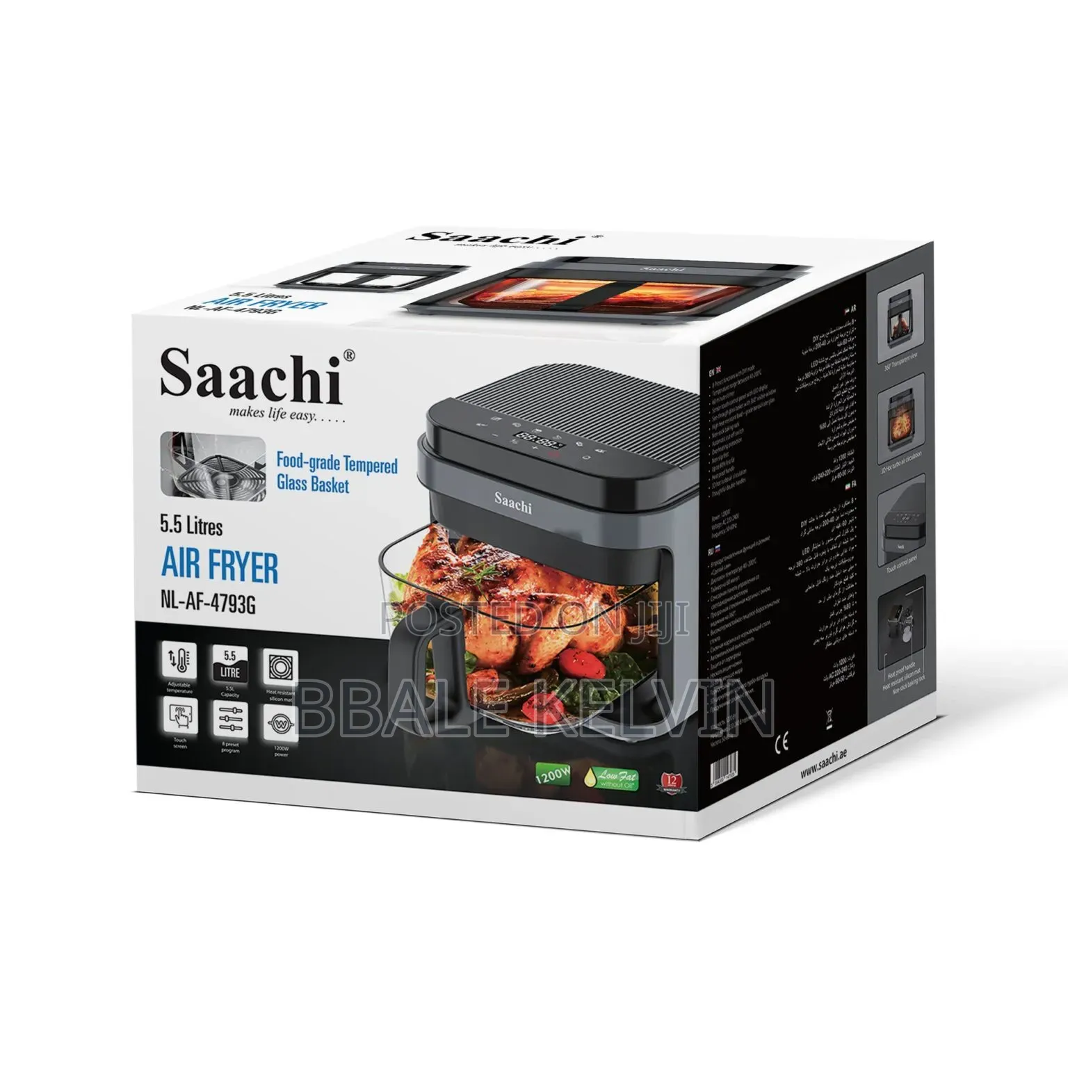 Saachi 5.5l Digital Air Fryer