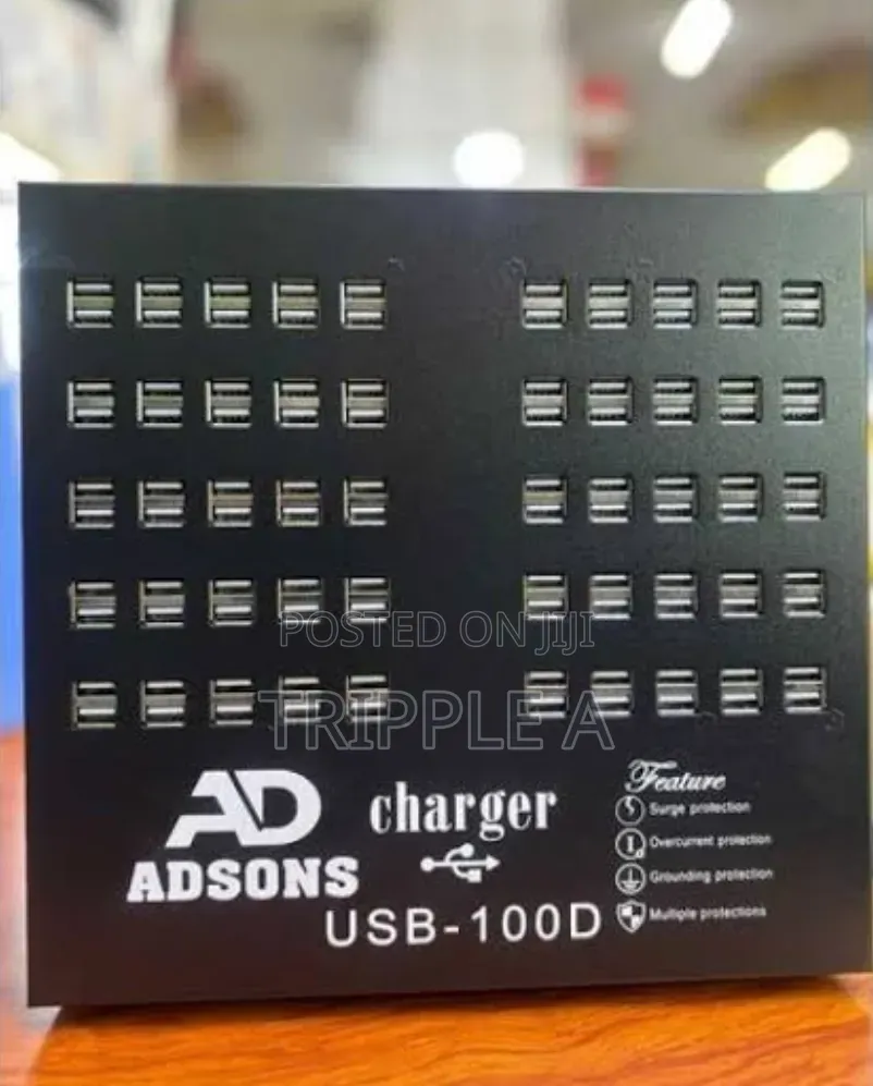 Adson 100ports Usb Fast Charger Station Deck