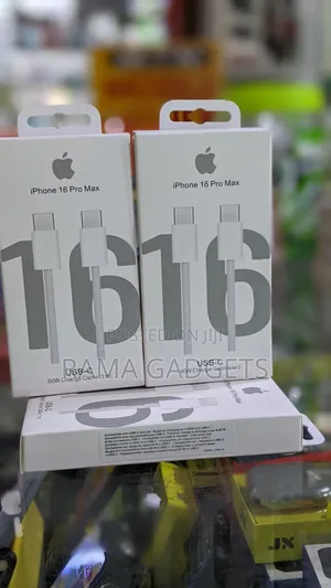 60w Usb-C Charge Cables (1m) Designed for iPhone 16 Pro