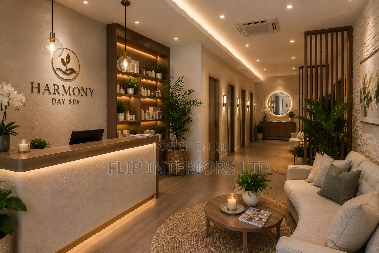 Elegant Spa Space Planning Furnishing Solutions