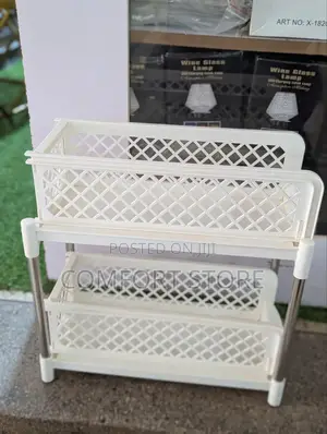 White Kitchen Spice Storage