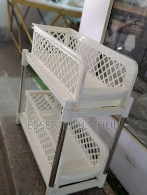 White Kitchen Spice Storage
