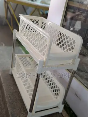 White Kitchen Spice Storage