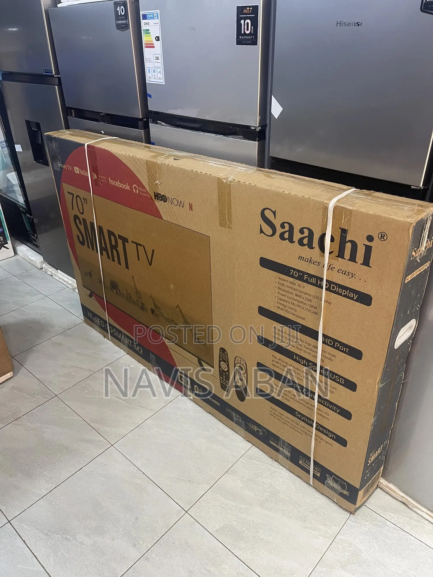 Saachi 70 Inches Smart Tv HDR