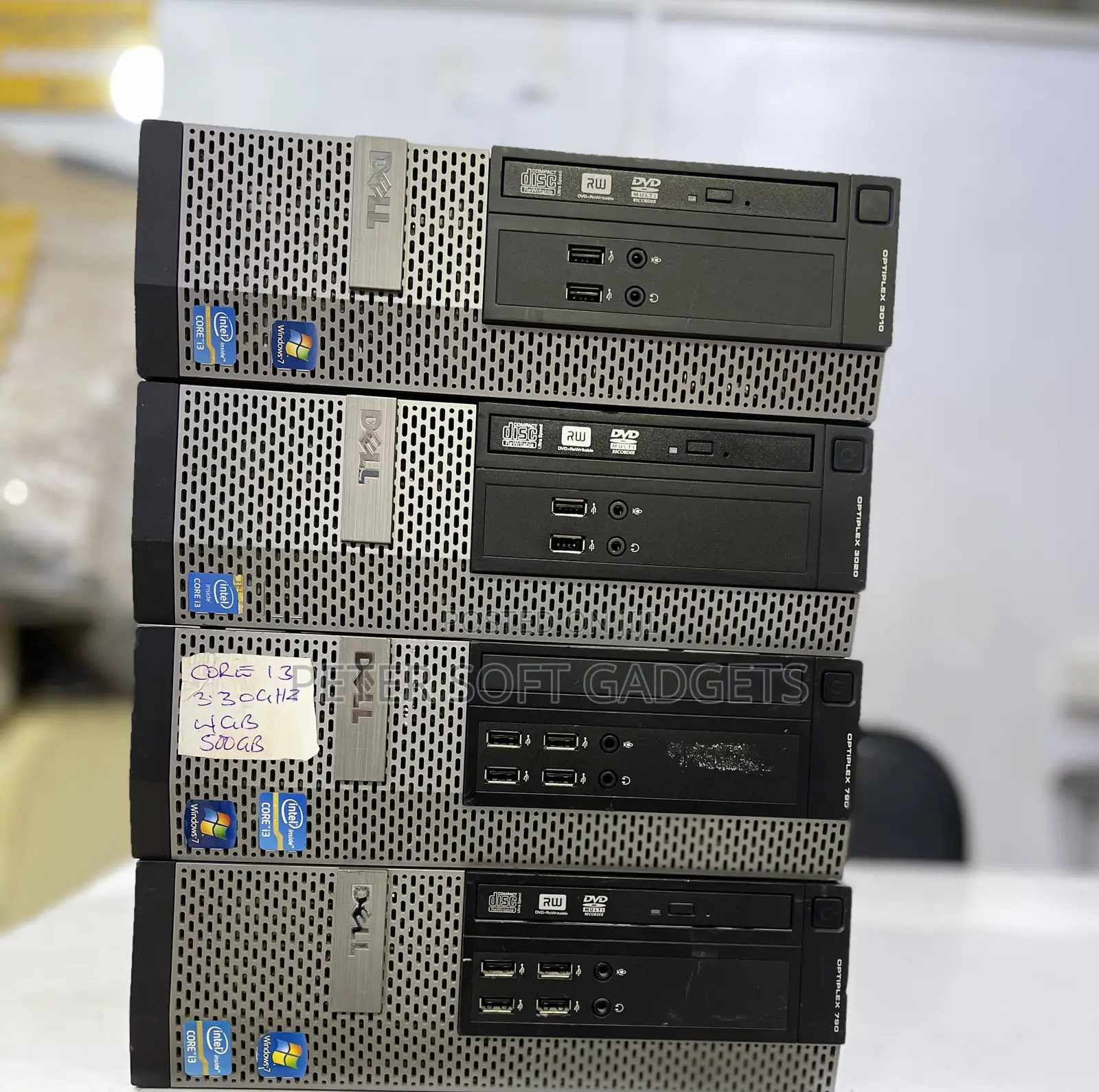 Desktop Computer Dell OptiPlex 7010 4GB Intel Core i3 HDD 500GB