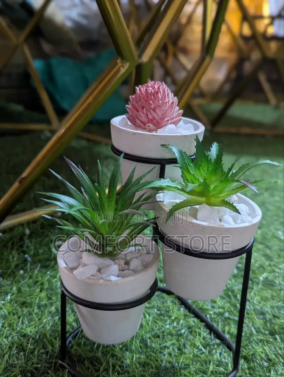 3 Ceramic Flower Pots
