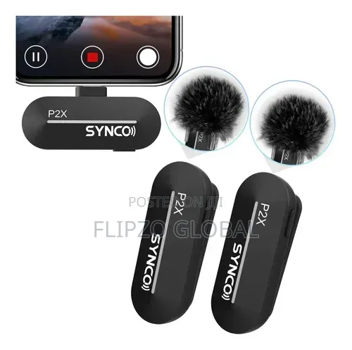 Synco 2 Mics Wireless Lavalier Microphone, USB-C Wireless Microphones