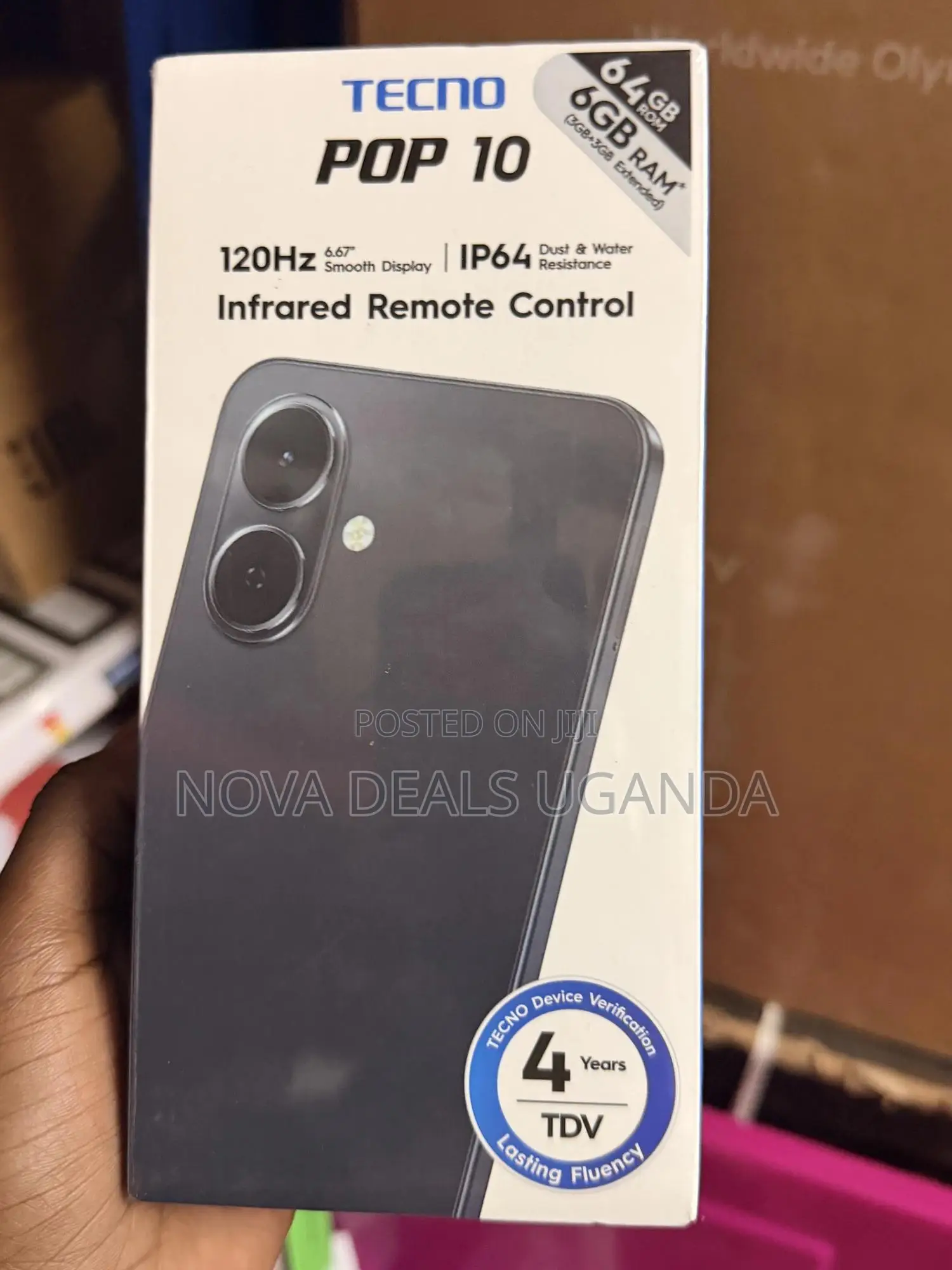 New Tecno Pop 10 64 GB White