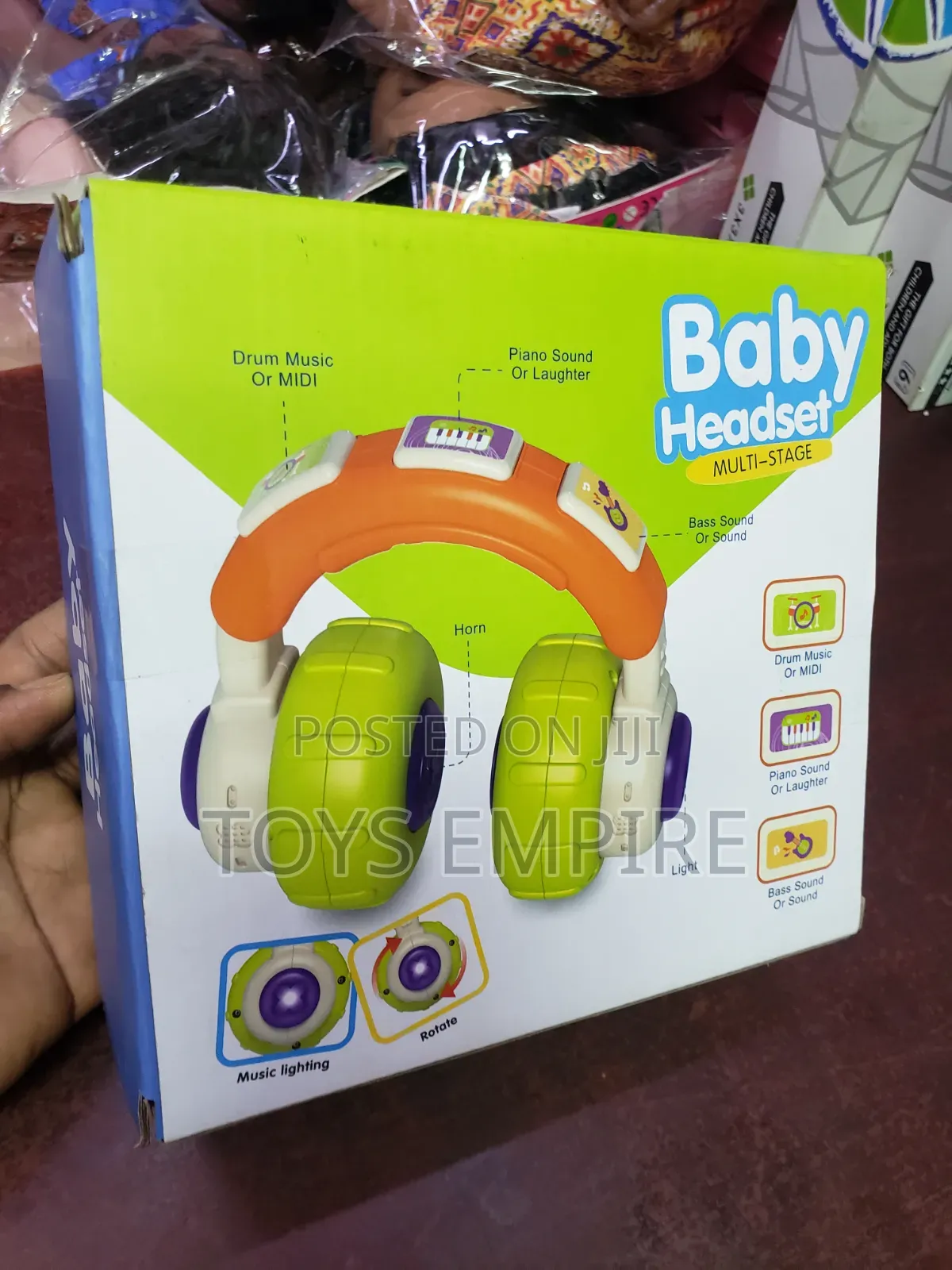 Baby Musical Hand Held Headset.