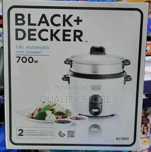 Black +Decker Electric Rice Cooker 1.8 L