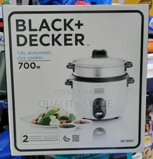 Black +Decker Electric Rice Cooker 1.8 L