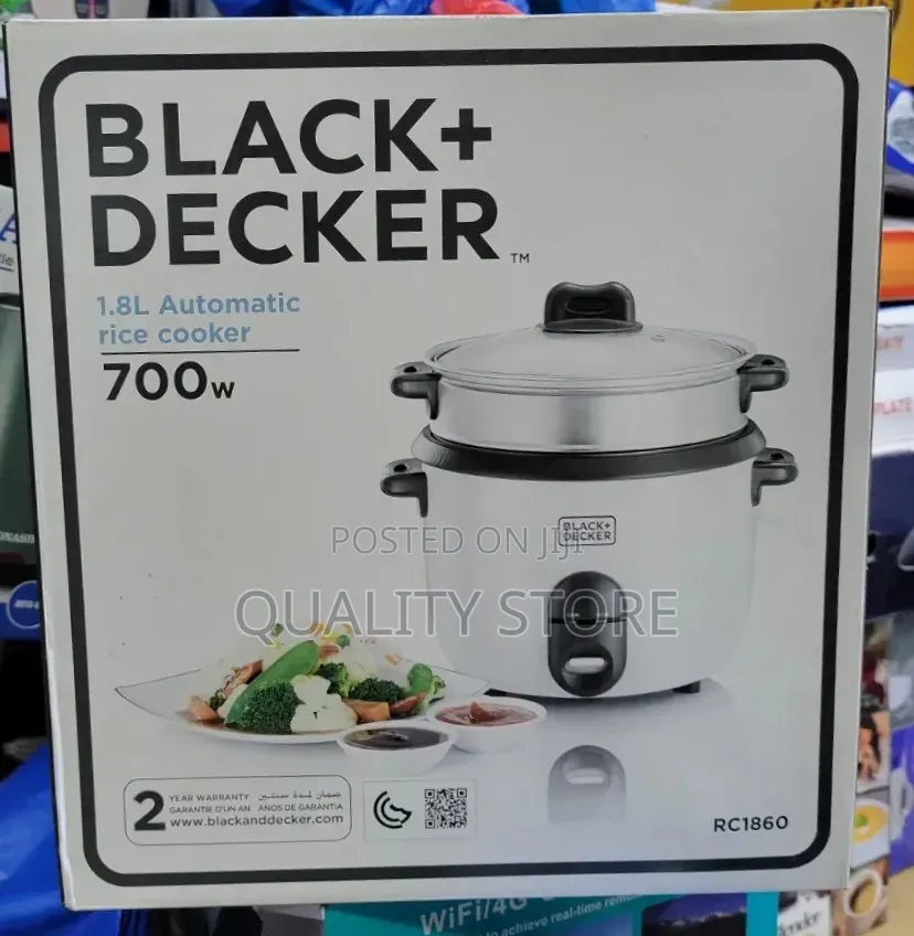 Black +Decker Electric Rice Cooker 1.8 L