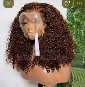 Water Wave Coffee Brown 18 Inch 13*4 Lace Closure Coffee Brown Wig
