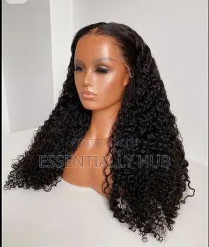 12a Grade Water Curly Wigs 26 Inches Black Virgin Human Hair Wigs