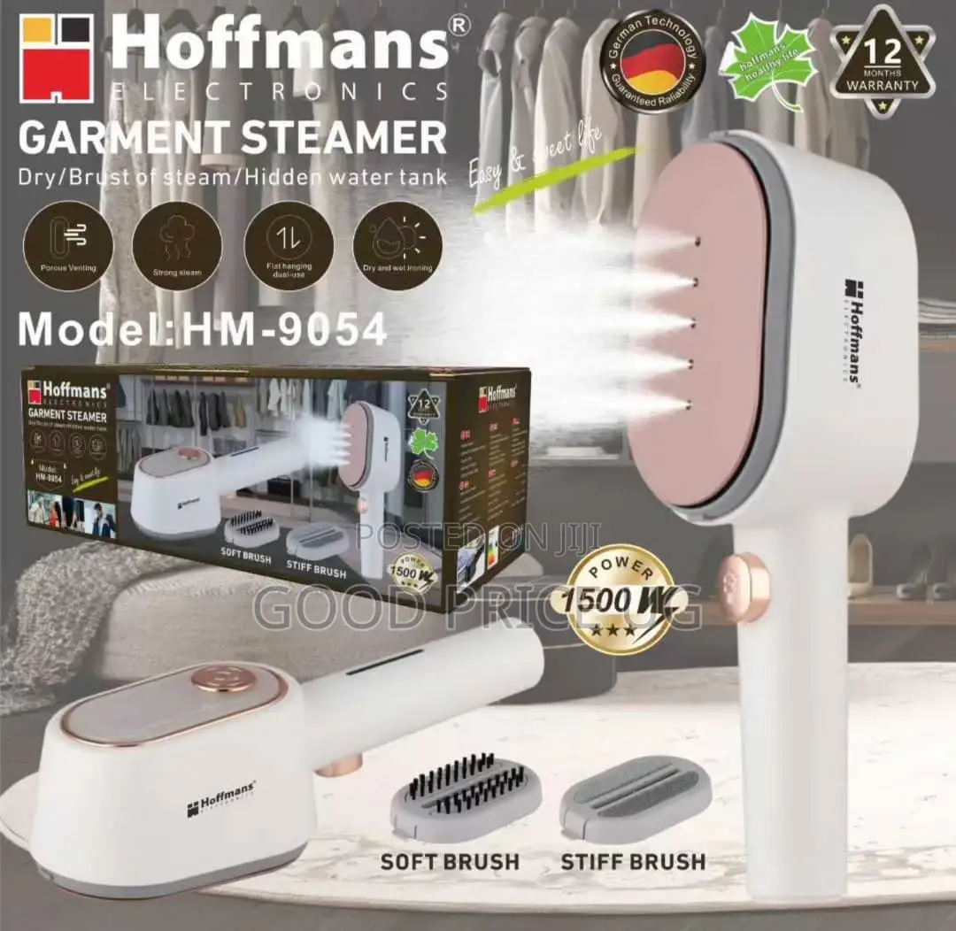 Hoffmans Hm-9054 Handheld Garment Steamer With a 1500w Power