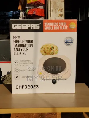 Geepas Ghp32023 Stainless Steel Single Hot Plate